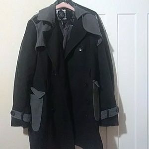 Duo colored Peacoat